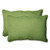 Set of 2 Solid Green UV-resistant Indoor/Outdoor Rectangular Throw Pillows 24.5"