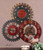 35" Colorful Round Mechanical Gear Wall Clock
