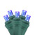 4' x 6' Blue Wide Angle LED Net Style Christmas Lights - Green Wire