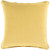 20" Yellow Decorative Square Throw Pillow - Poly Filled