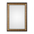36” Madeley Antiqued Champagne Beveled Rectangular Wall Mirror