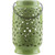 11" Madison Links Green Apple Ceramic Large Pillar Candle Holder Lantern