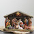 Nativity Christmas Scene With Color Changing LED Lights - 9.5"