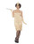 44" Gold Long Flapper Women Adult Halloween Costume - X2