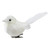 5" Sequence and Glitter Decorative White Bird Clip Ornament