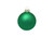 40ct Green Matte Glass Christmas Ball Ornaments 1.25" (30mm)