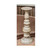 12.5" Distressed Antique White Tall Metal Candle Holder