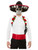 Red and White Day of the Dead Men Adult Kit Halloween Costume Accessory - One Size