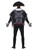 42" Black and White Day of the Dead Bandit Unisex Adult Halloween Costume - One Size