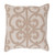 20" Princess Dreams Nutmeg Brown Decorative Throw Pillow - Down Filler