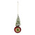 Set of 6 Green and Red Bottle Brush Hanging Christmas Ornaments 5"