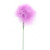 Pack of 4 Purple Fluffy Decorative Floral Stems 23"