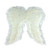 24" White Feather Accented Wings Halloween Costume Accessory - One Size Fits Most