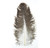 Pack of 3 Brown and White Natural Ostrich Feather Drabs 18"