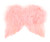 Set of 3 Pink Feather Accented Mini Wings Costume Accessory 7"