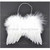 Pack of 3 White Mini Wings Costume Accessory - One Size Fits Most 7”