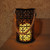 8” Black Medieval Design Metal Lantern with LED Pillar Candle
