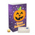 Set of 12 Purple and Orange Pumpkin Battery Operated LED Luminaria Kit 10"