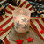 Set of 2 Silver Stars Design Battery Operated Flickering LED Candles 3.75"