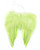 9" Spearmint Green Feather Accent Angel Wings Costume Accessory