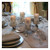 Set of 2 White and Silver Christmas Snowflake Battery Operated LED Wax Candles 6.5”