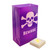 Set of 6 Battery Operated Purple and White Skull & Crossbones Design Luminaria Kit