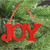 Pack of 6 Red "JOY" Decorative Christmas Hanging Ornament 11.75"