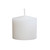 Set of 72 White Molded Wax Unscented Votive Candles 1.5”