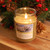 Set of 3 Brown and Red Holiday Collections Scented Candles Glass Jars 6”