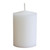 Set of 36 White Molded Wax Unscented Votive Candles 2”