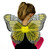 20" Nylon and Yellow Butterfly Wings Costume Accessory
