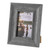 9" Gray and White "Joshua 24:15" Printed Photo Frame Tabletop
