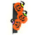 41" Stacked Halloween Jack O'Lantern Garden Flag