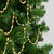 9' Shiny and Matte Gold Beaded Christmas Garland, Unlit