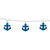 10 Blue Anchor Summer Patio String Mini Lights - 8.5 ft White Wire