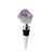 4.5" Purple Amethyst Gem Stone Wine Bottle Stopper