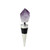 4.5" Purple Amethyst Gem Stone Wine Bottle Stopper