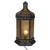 21.5" Black and Gold Moroccan Style Lantern Table Lamp