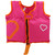 12.5" Pink and Orange Heart Design Swim Vest for Children