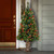 4' Pre-lit Potted Crestwood Spruce Artificial Christmas Tree – Clear Lights