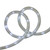 LED White Twinkle Christmas Rope Lights - 18 ft Clear wire