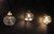 10 Battery Operated Silver Mini Patio Lights - 7.5 ft White Wire