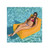 43" Inflatable Orange Chaise Swimming Pool Float for Water or Land