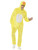 50" Yellow and White Duck Unisex Adult Halloween Costume with Hood - Large