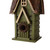 11.93" Distressed Finish Wooden Birdhouse