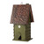 11.93" Distressed Finish Wooden Birdhouse
