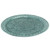 16.5" Sage Green Embossed Rose Floral Platter