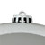 Shiny Silver Shatterproof Commercial Christmas Ball Ornament - 8" (200mm)