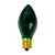Pack of 4 Transparent Green C7 Replacement Bulbs For Electric Lamps