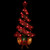 39" Lighted Red and Green Tinsel Christmas Tree with Gifts Outdoor Decoration